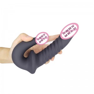 845  Hot selling women sex toy realistic dildo double head penis for adult