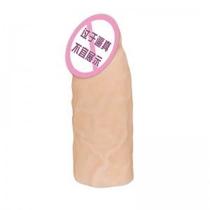 841 Realistic Penis Sleeve Penis Cover Extender Condoms For Men Reusable Liquid Silicon Dildo Penis Sleeve Extender For Men